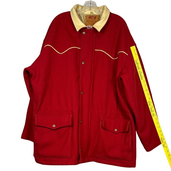 SCHAEFER WOMEN'S WOOL BIG COUNTRY RANCHER COAT, Red, Size 2XL - Picture 3 of 9